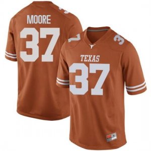 Texas Longhorns Men's #37 Chase Moore Replica Orange College Football Jersey AME40P8K