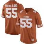 Texas Longhorns Men's #55 Elijah Mitrou-Long Game Orange College Football Jersey DVA31P3Y