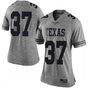 Texas Longhorns Women's #37 Chase Moore Limited Gray College Football Jersey FAQ25P6Z