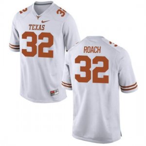 Texas Longhorns Men's #32 Malcolm Roach Replica White College Football Jersey LHU08P1P