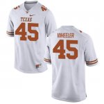Texas Longhorns Youth #45 Anthony Wheeler Limited White College Football Jersey VZI41P1H