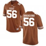 Texas Longhorns Youth #56 Zach Shackelford Authentic Tex Orange College Football Jersey WED30P2G