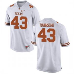 Texas Longhorns Youth #43 Cameron Townsend Replica White College Football Jersey XII78P0J
