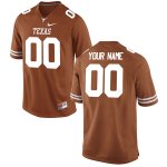Texas Longhorns Youth #00 Customized Authentic Tex Orange College Football Jersey YVL07P6V