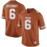 Texas Longhorns Men's #6 Devin Duvernay Game Orange College Football Jersey ZJO30P6F