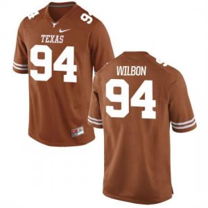 Texas Longhorns Men's #94 Gerald Wilbon Limited Tex Orange College Football Jersey CHJ61P2J