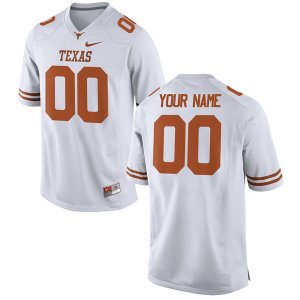 Texas Longhorns Youth #00 Customized Authentic White College Football Jersey WKS77P0U