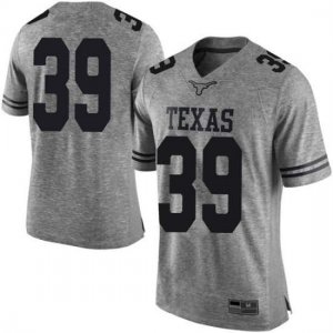 Texas Longhorns Men's #39 Montrell Estell Limited Gray College Football Jersey RKW65P2R