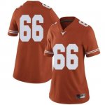 Texas Longhorns Women's #66 Calvin Anderson Limited Orange College Football Jersey CZY61P5Z