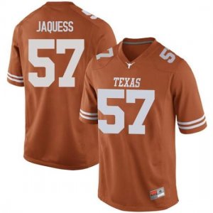 Texas Longhorns Men's #57 Cort Jaquess Replica Orange College Football Jersey YLN35P8O