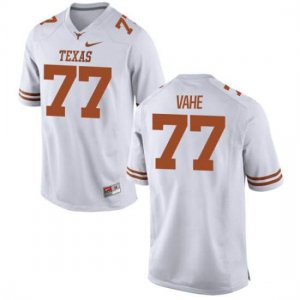 Texas Longhorns Women's #77 Patrick Vahe Limited White College Football Jersey BMG80P8O