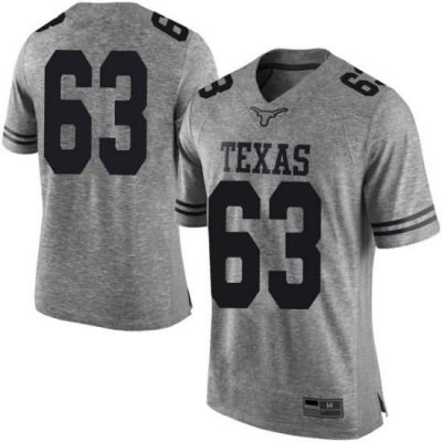 Texas Longhorns Men's #63 Troy Torres Limited Gray College Football Jersey XJH60P8R
