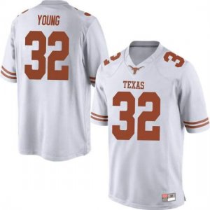 Texas Longhorns Men's #32 Daniel Young Game White College Football Jersey SIE05P4B