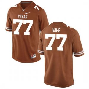 Texas Longhorns Men's #77 Patrick Vahe Replica Tex Orange College Football Jersey ART26P8I