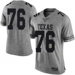 Texas Longhorns Men's #76 Reese Moore Limited Gray College Football Jersey BVN41P2J