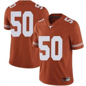Texas Longhorns Men's #50 Byron Vaughns Limited Orange College Football Jersey DIF12P5M