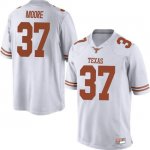 Texas Longhorns Men's #37 Chase Moore Replica White College Football Jersey WWA27P4S