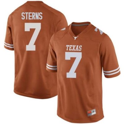 Texas Longhorns Men's #7 Caden Sterns Game Orange College Football Jersey LDO67P5M