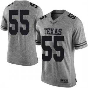 Texas Longhorns Men's #55 D'Andre Christmas-Giles Limited Gray College Football Jersey HCU24P0X