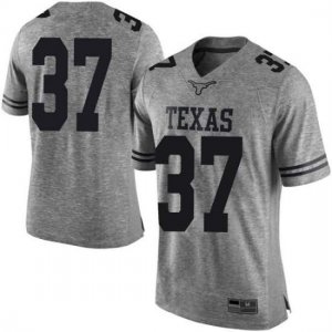 Texas Longhorns Men's #37 Michael Williams Limited Gray College Football Jersey LXV28P6D