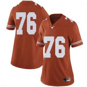Texas Longhorns Women's #76 Reese Moore Limited Orange College Football Jersey QTE11P3A
