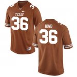 Texas Longhorns Youth #36 Demarco Boyd Limited Tex Orange College Football Jersey EOI70P5I