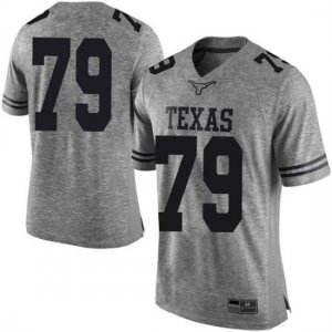 Texas Longhorns Men's #79 Matt Frost Limited Gray College Football Jersey SPC18P7I