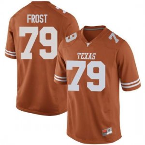 Texas Longhorns Men's #79 Matt Frost Replica Orange College Football Jersey QVA18P7J
