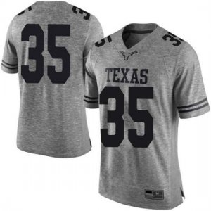 Texas Longhorns Men's #35 Russell Hine Limited Gray College Football Jersey JCP01P5A
