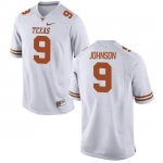 Texas Longhorns Men's #9 Collin Johnson Limited White College Football Jersey DZD87P6M