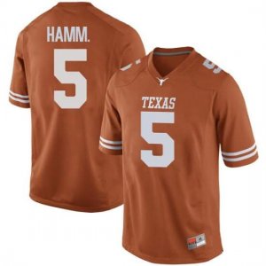 Texas Longhorns Men's #5 Royce Hamm Jr. Replica Orange College Football Jersey KAP22P8E